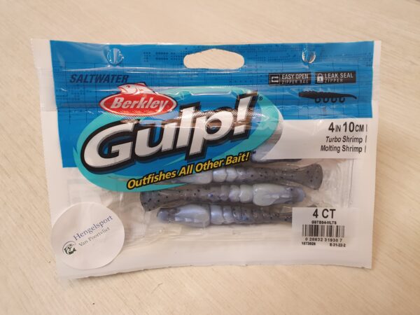 Turbo Gulp Gulp!® Saltwater Turbo Shrimp - Imitatie garnaal - 4 stuks ...